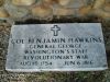 Col Benjamin Hawkins grave marker