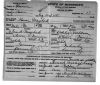 Homer (Benjamin Franklin) Mayhak  Birth Certificate