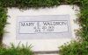 Mary Elizabeth (Hart) Waldron headstone