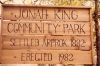 Sign @ Jonah King Park