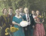 50th Wedding Anniverary for Minnie and Jessie Harrison 1942