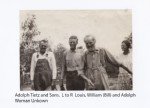 Adolph Tietz and Sons LtoR Louis, William, & Adolph  Women is Unknown(1)