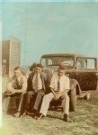 Allen, Ray, Elmer and car