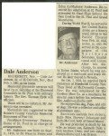 Anderson, Dale Obit