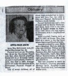 Anna Mae McCormick Arch Obituary
