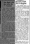Arnold E Groff Obituary