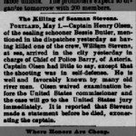 Article re: William Stevens Shooting Death
