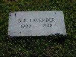 B E Lavender 1900-1948