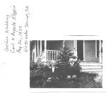 Carl & Augusta Kleppin - 50th Wedding Anniversary picture and note