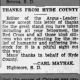 Carl Mayhak - Letter to the Editor: Argus-Leader (Sioux Falls, South Dakota) - 24 Feb 1932