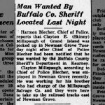 Clayton Millspaugh - Apprehended