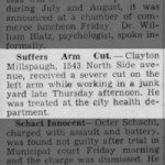 Clayton Millspaugh - Cut on Arm