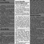 Clayton Millspaugh Obituary