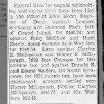 Clayton and Homer Millspaugh - Unpaid Taxes