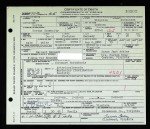 David Kennedy's death cert