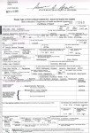 Death certificate