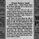 Dennis Rodney Small Obituary