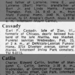 Earl Francis Cassady Obituary