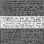 Edna Marie Cornell Funeral Services