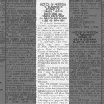 Elmer Caeser Breschini Probate Notice