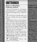 Elmer E Breschini Obituary