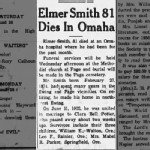 Elmer Edwin Smith Obituary