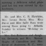 Elva Davis & Leona Hawkins Davis - Holiday