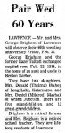George Brigham & Hazel Talbott - Married 60 Years