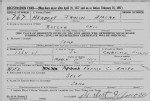 Herbert Irwin Amore WWII Draft Rec
