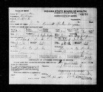 Indiana, Birth Certificates, 1907-1940