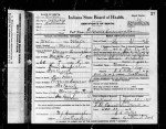 Indiana, Death Certificates, 1899-2011