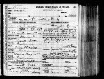 Indiana, Death Certificates, 1899-2011
