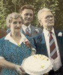 Jesse Edward-Minnie Lula (Briggs)-Mark Wesley-taken in Maryland USA 1942