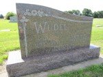 John & Emma (Weidenbach) Wudel grave marker and daughter Dolores