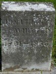 Jonathan Whitted Headstone
