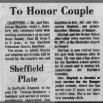 Justus Mayhak / Helen Abernathy 40th Anniversary
