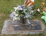 Kenneth Waldron headstone