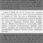 Louisa Carmelita Wagner Reid Obituary