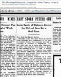 Louise Haby Lemke Newspaper Article Re: Rescue