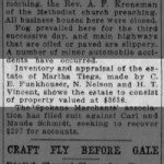 Martha Draeger Tiegs Estate Inventoried
