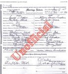 Mona Marie Lunders-Gerald Biggs marriage 1937