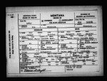 Montana, Divorce Records, 1943-1986