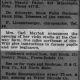 Mrs. Carl Mayhak (Louise Lemke) - Classified Ad