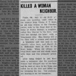 Myrtle Griffin Murray Murdered