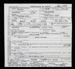 Nevada, Death Certificates, 1911-1965