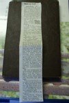Newspaper Obituary