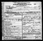 North Carolina, Death Certificates, 1909-1976