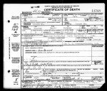 North Carolina, Death Certificates, 1909-1976