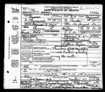 North Carolina, Death Certificates, 1909-1976