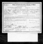 North Carolina, Marriage Records, 1741-2011